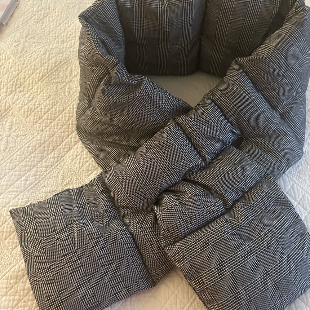 Zara Monochrome Houndstooth Scarf